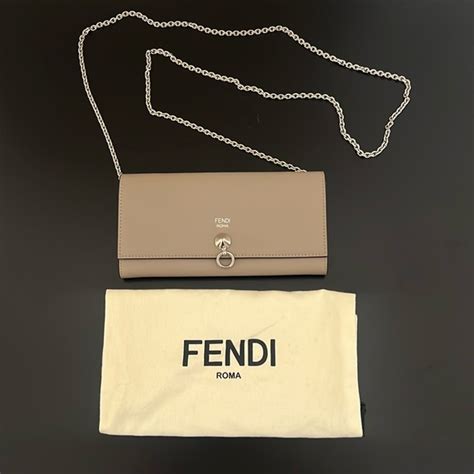 fendi wallet on chain abclick|Fendi nappa wallet.